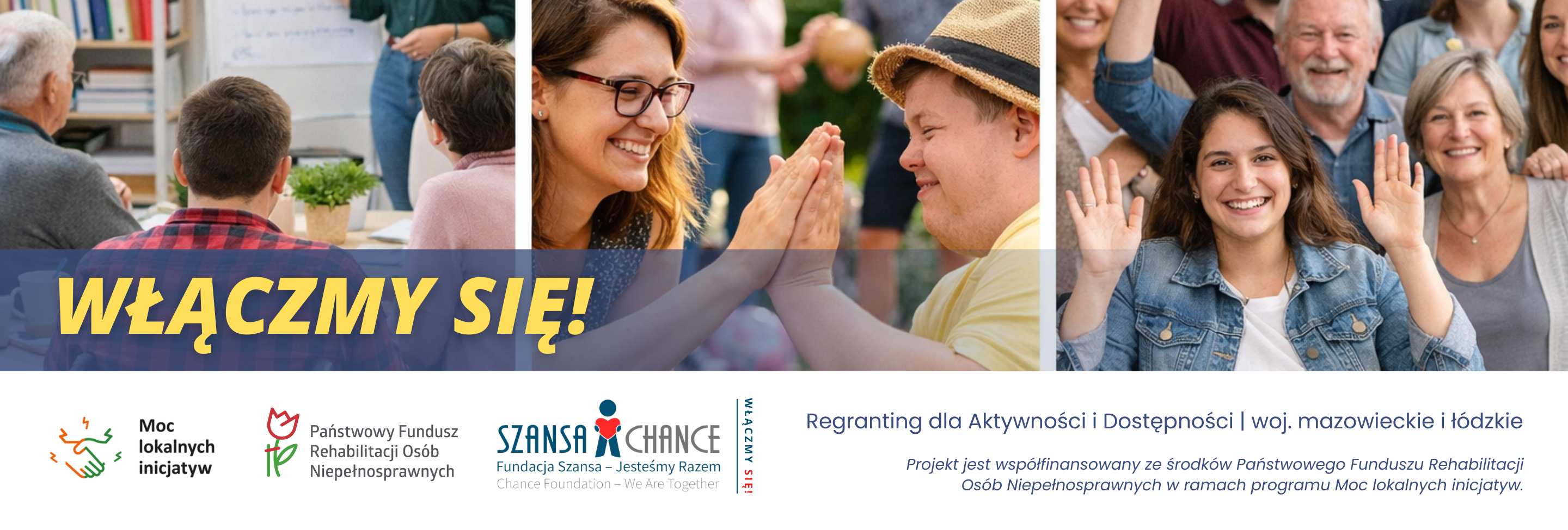 Włączmy się! — baner projektu